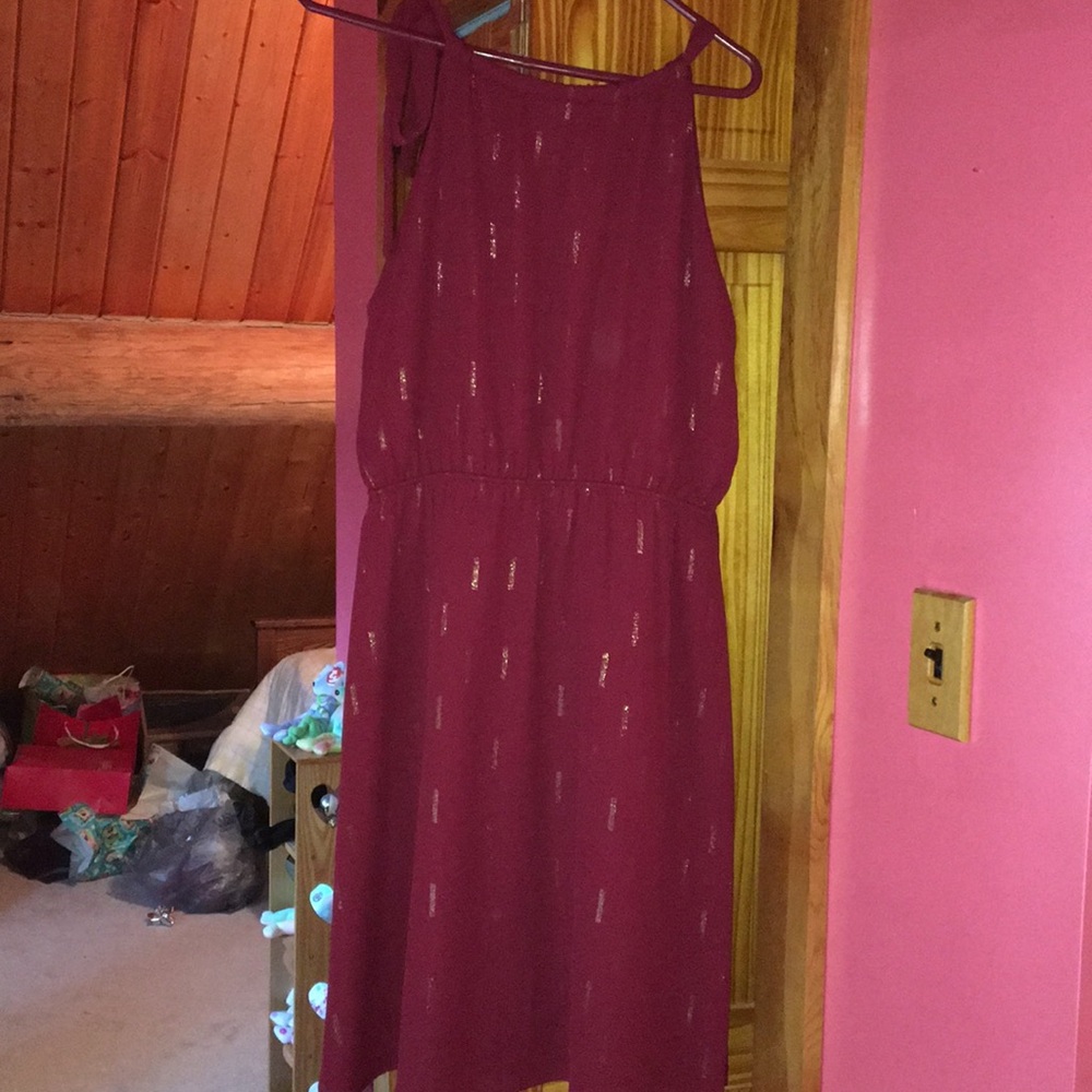 Papermoon Red Halter Sundress for Weddings